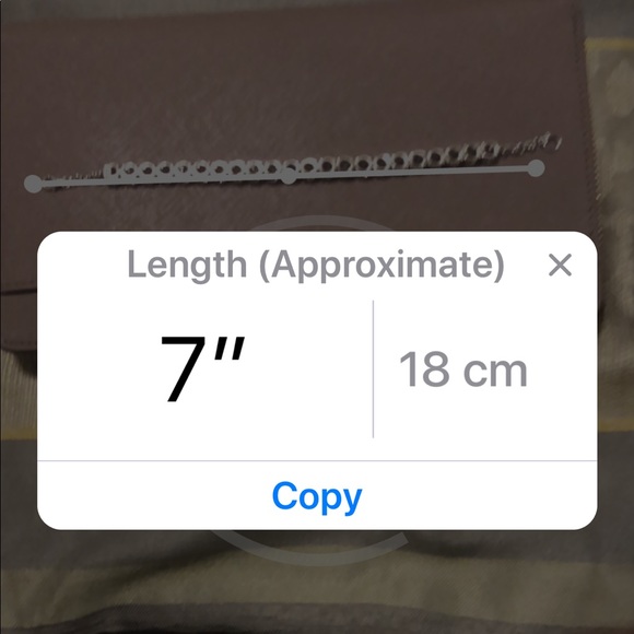 Sterling silver bracelet CZ stones - Picture 5 of 5